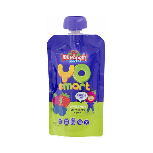 Mehadrin Kids YO Smart Very Berry Yogurt 3.5 oz