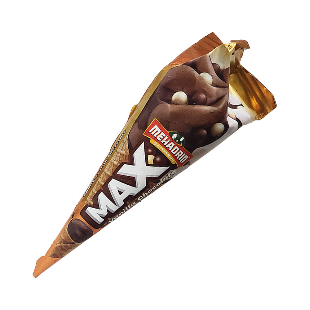 Mehadrin Max Vanilla Chocolate Cone 4.1 oz