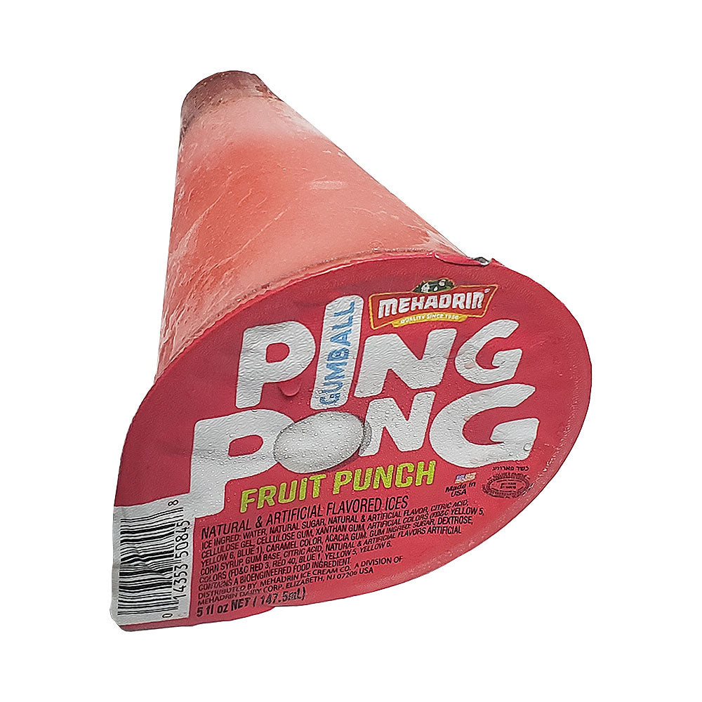 Mehadrin Ping Pong Fruit Punch Ice Pop 5 oz