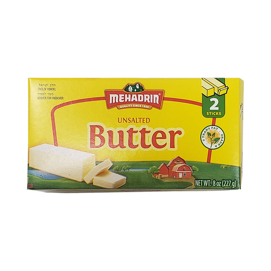 Mehadrin Unsalted Butter 8 oz