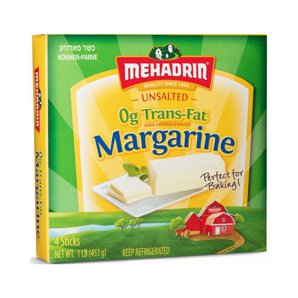 Mehadrin Unsalted Margarine 1 lb