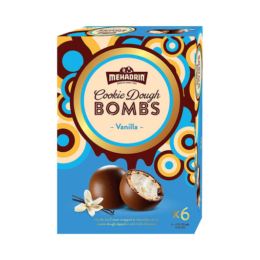 Mehadrin Vanilla Cookie Dough Bombs 6 pk