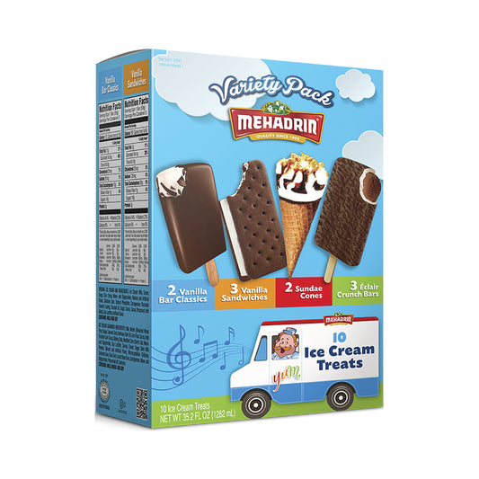 Mehadrin Variety Pack Ice Cream 10 pk