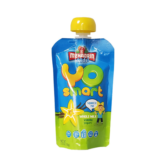 Mehadrin Yo Smart Whole Milk Vanilla yogurt 3.5 oz