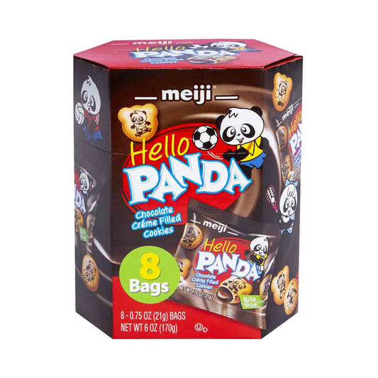 Meiji Hello Panda Chocolate Cream Filled Cookies 8x0.75 oz
