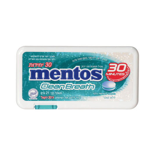 Mentos CleanBreath Sugar Free Light Mint 21gr