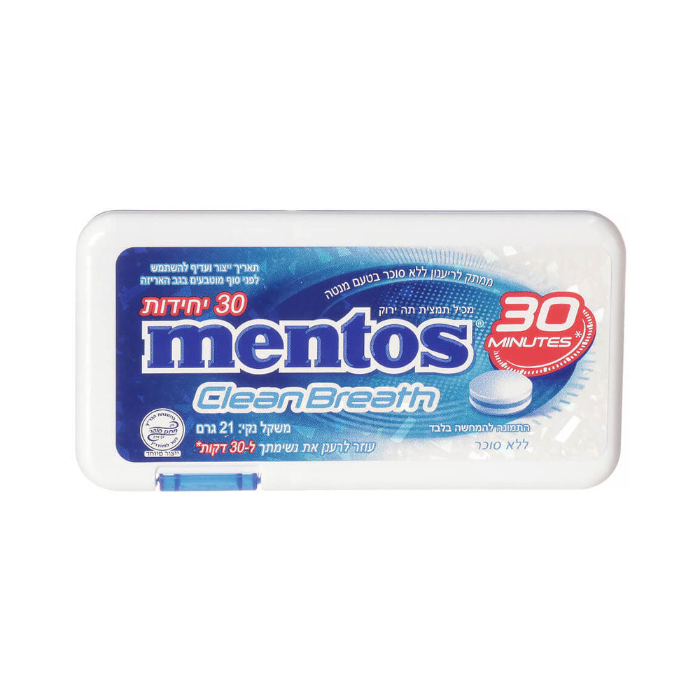 Mentos CleanBreath Sugar Free Mint 21gr