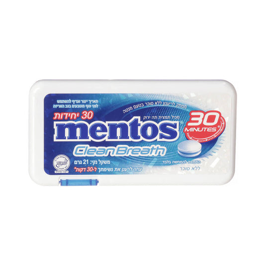 Mentos CleanBreath Sugar Free Mint 21gr