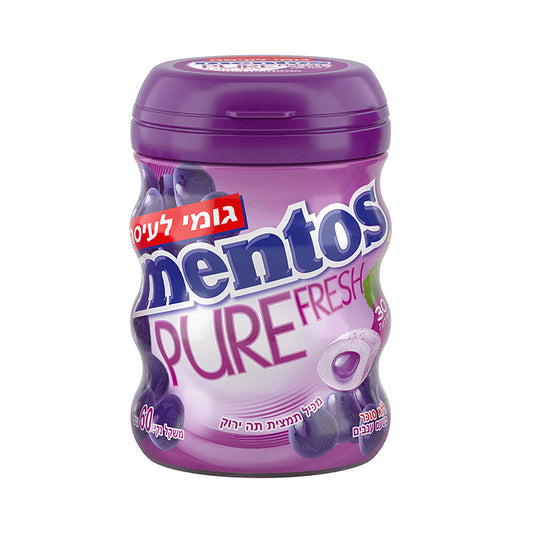 Mentos Sugar Free Pure Fresh Grape Gum 60 gr