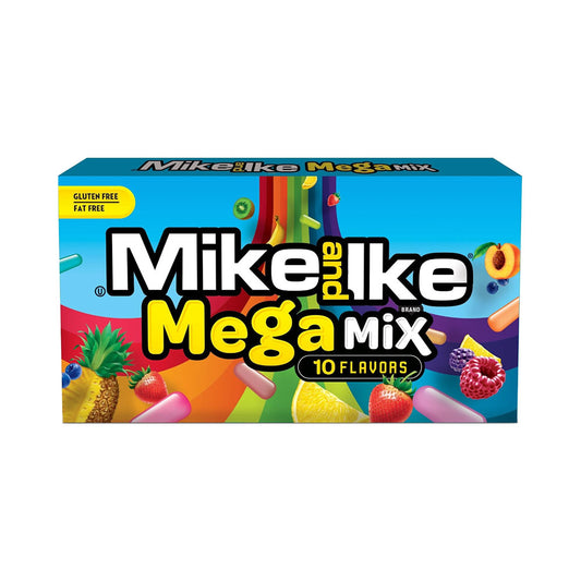 Mike and Ike Mega Mix Chewy Assorted Flavored Candy 5 oz