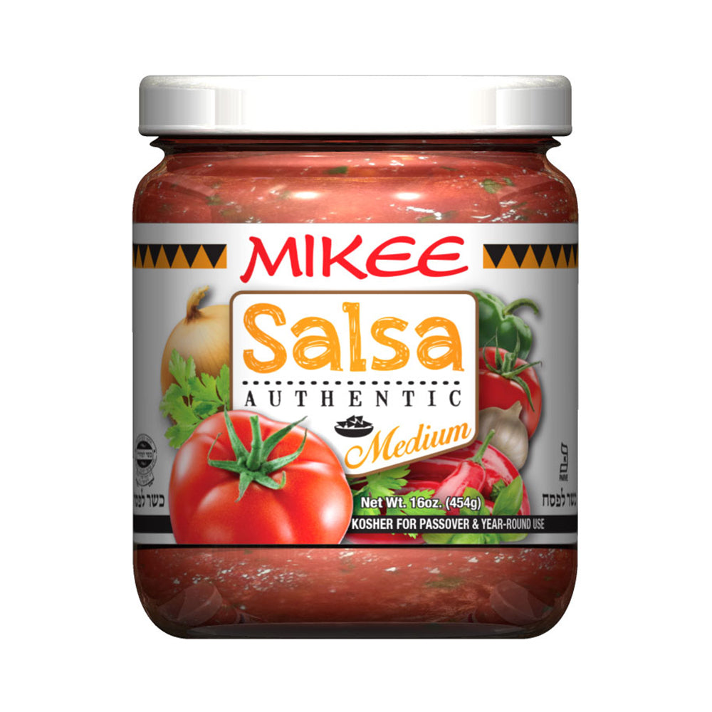 Mikee Salsa Authentic Medium 16 oz