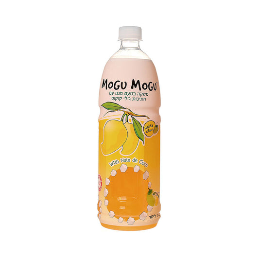 Mogu Mogu Mango Flavored With Coconut Jelly Pieces 1L