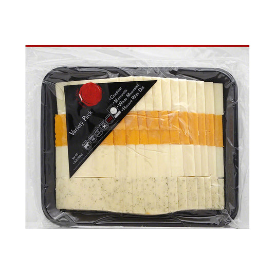 Natural &amp; Kosher Sliced Cheese Variety Pack 24 oz