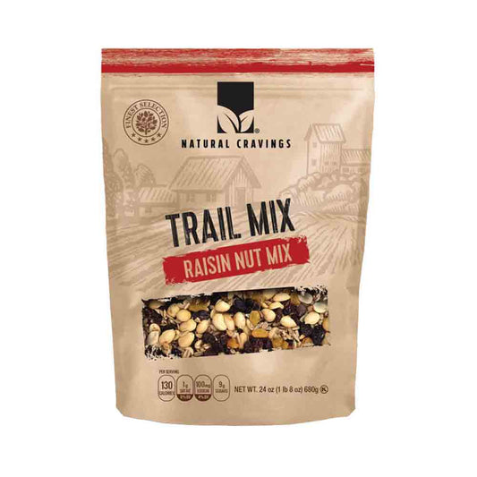 Natural Cravings Trail Mix Raisin Nut Mix 24 oz