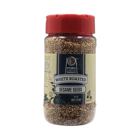 Natural Eart White Roasted Sesame Seeds 4 oz