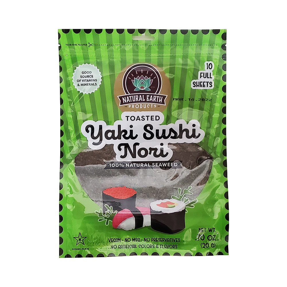 Natural Earth Products Sushi Nori 10 Sheets 0.7 oz