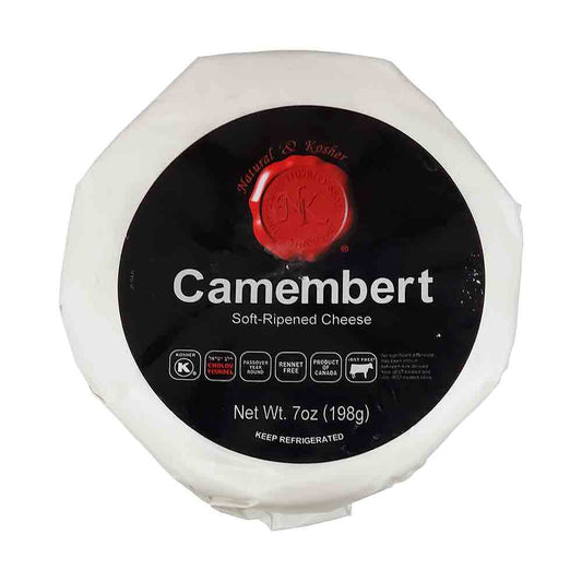Natural and Kosher Camembert Soft Cheese 7 oz