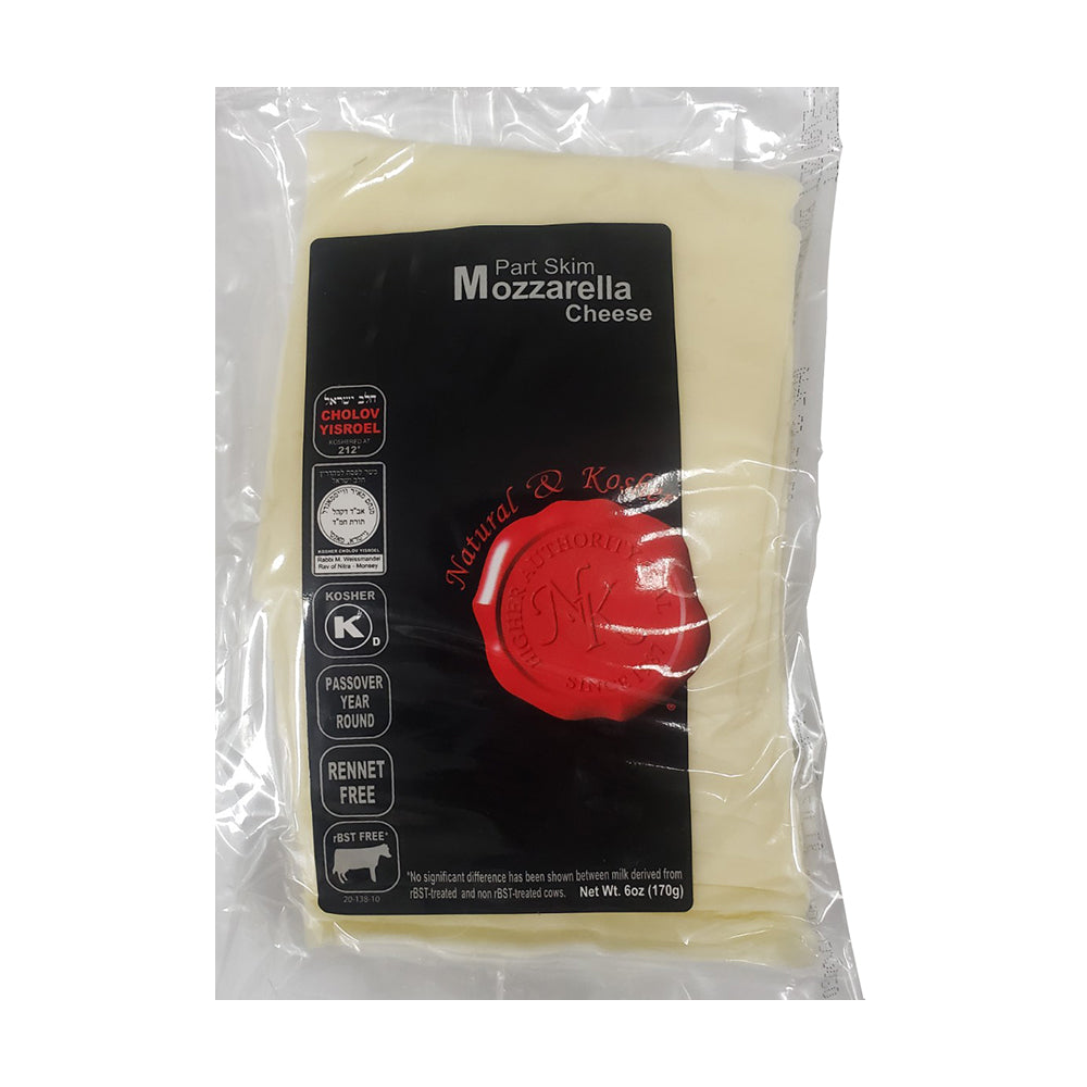 Natural and Kosher Part Skim Mozzarella Cheese 6 oz