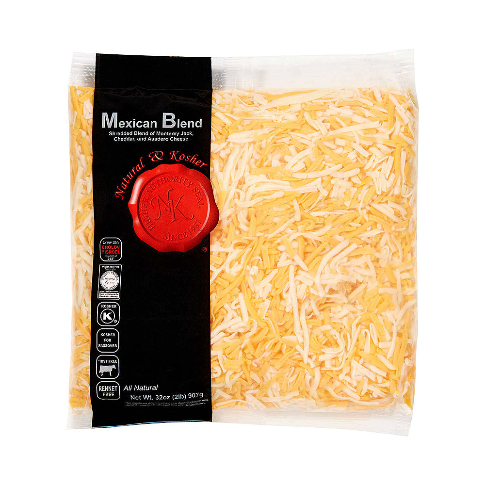 Natural & Kosher Shredded Mexican Blend  cheese 2 lb