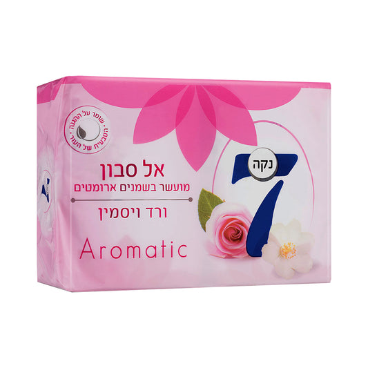 Neca 7 Aromatic Rose &amp; Jasmine Soapless Soap Bars 4 ct