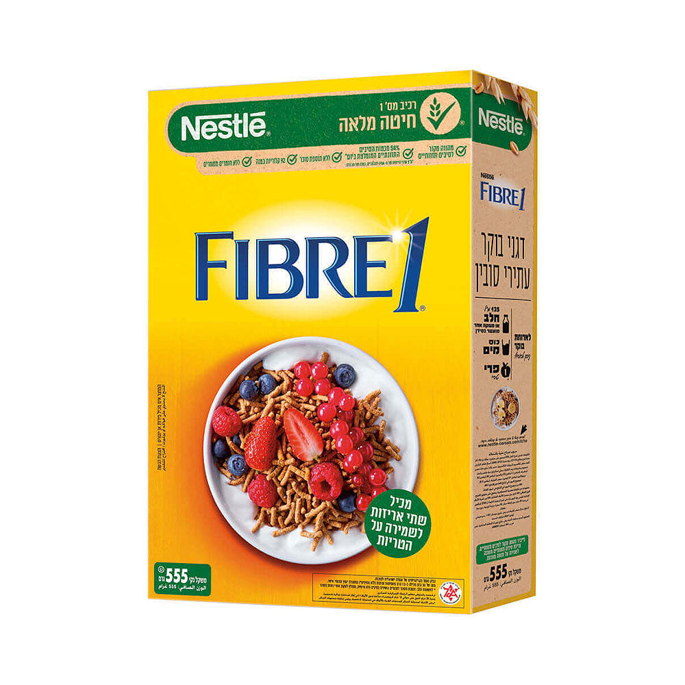 Nestle Fibere 1 Breakfast Cereals High In Bran 555gr