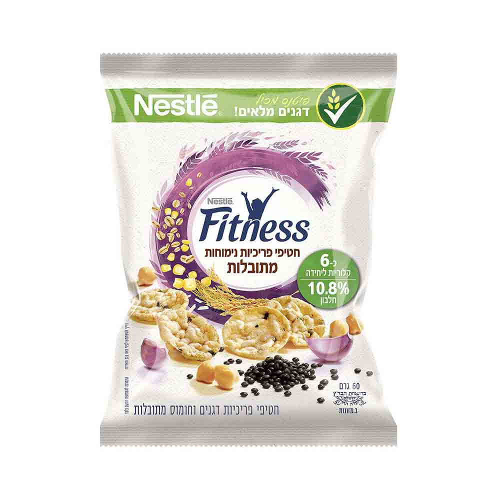 Nestle Fitness Spicy crispy thin Rice Cake snacks 2.11 oz