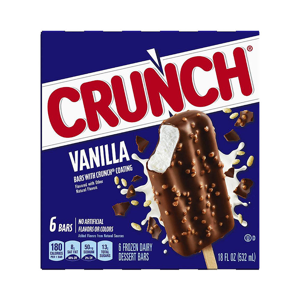 Nestlea Crunch 6 Vanilla Ice Cream Bars