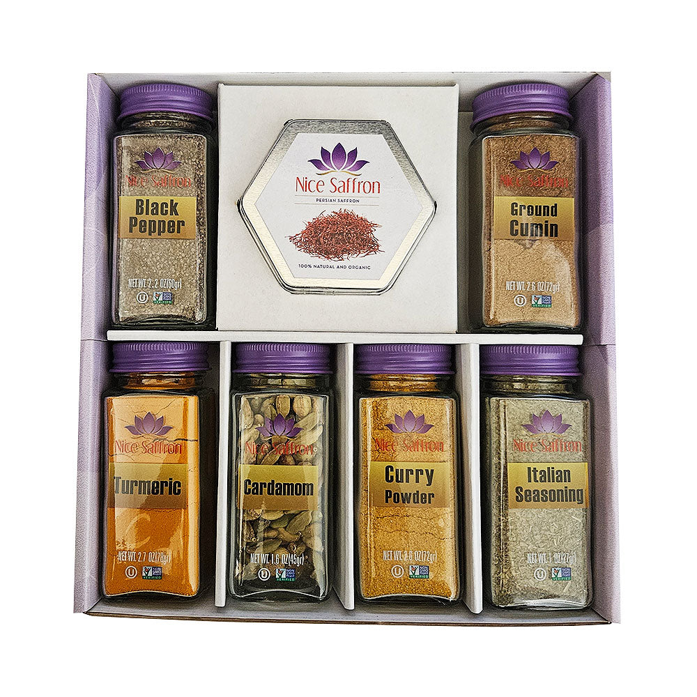 Nice Saffron Persian Spice Gift Box