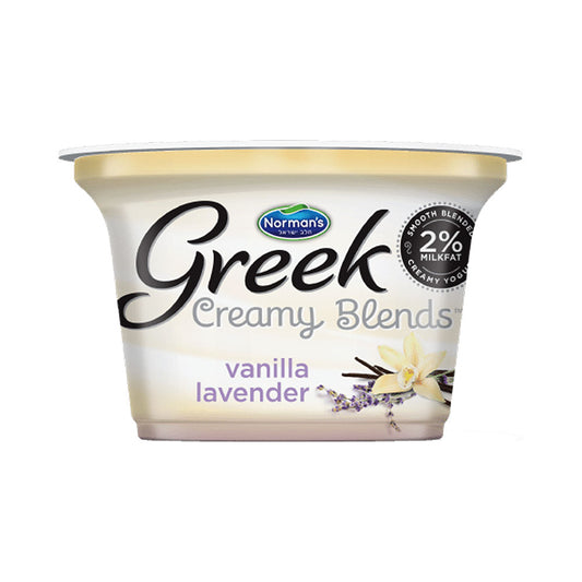 Norman's Creamy Blends 2% Vanilla Lavender Yogurt 5.3oz