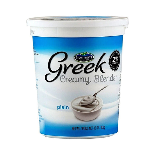 Norman's Greek Plain Creamy Blends Yogurt 2 lb
