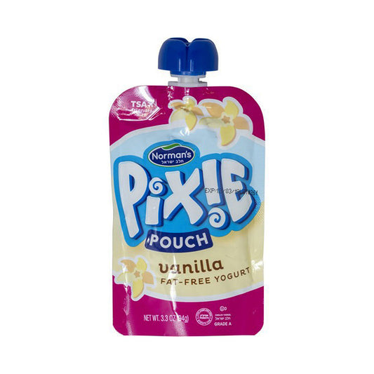 Norman's Pixie Pouch Vanilla Fat Free Yogurt 3.3oz