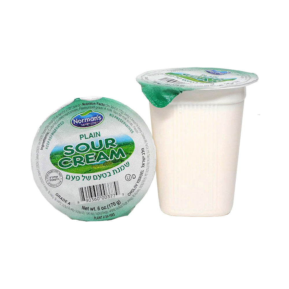 Norman's Plain Sour Cream 6 oz