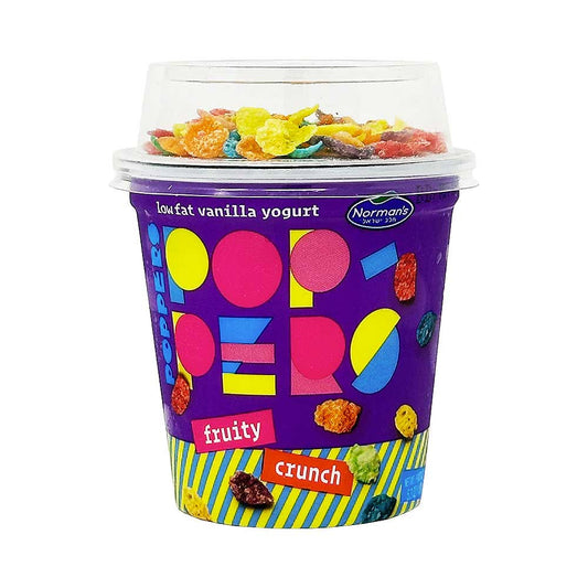 Norman's Poppers Fruity Crunch Yogurt 5.3oz