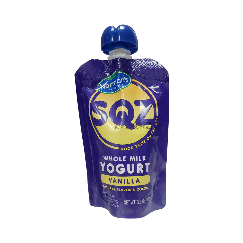 Norman's SQZ Whole Milk Vanilla Yogurt  3.5oz3.5 oz