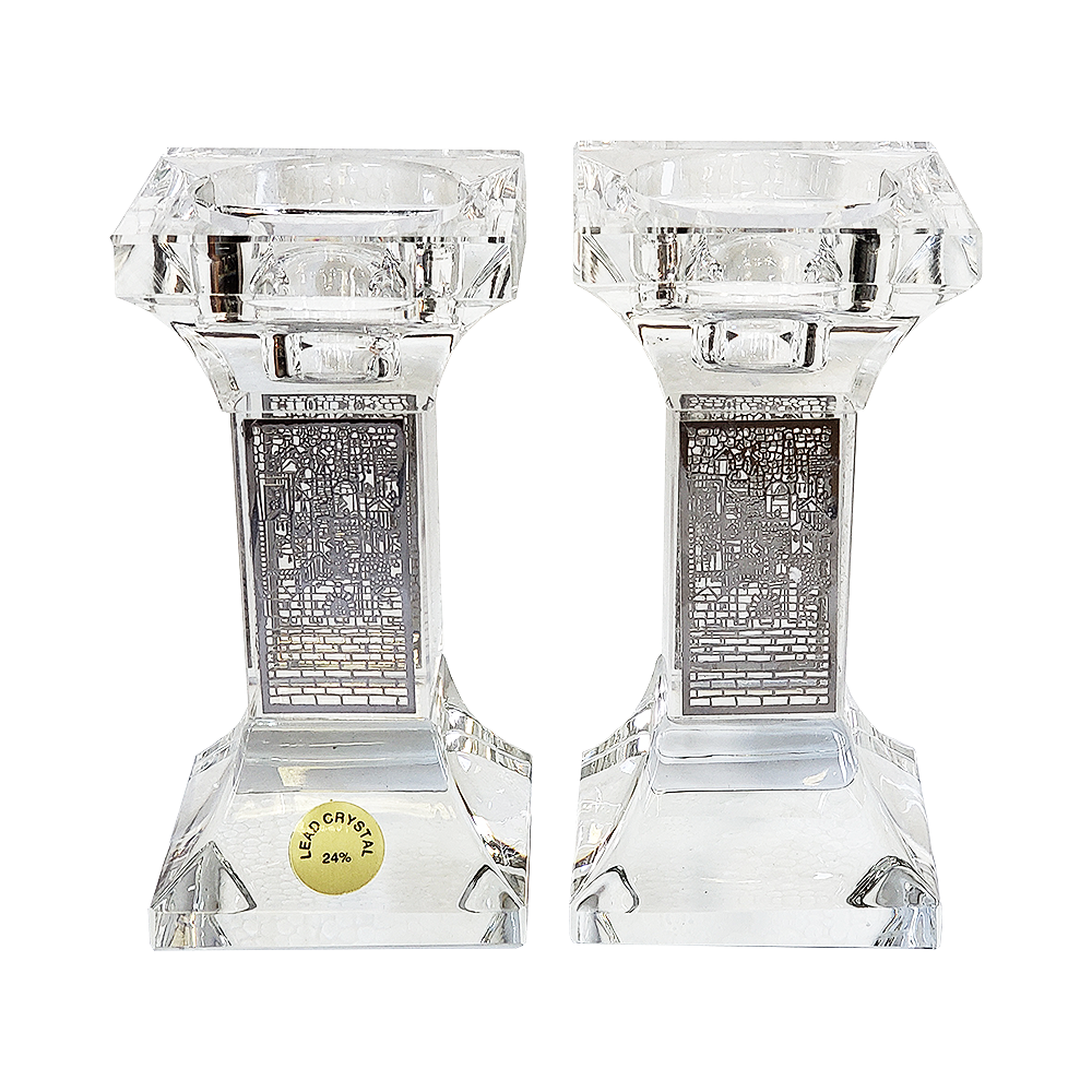 Novell Collection Crystal Candlesticks