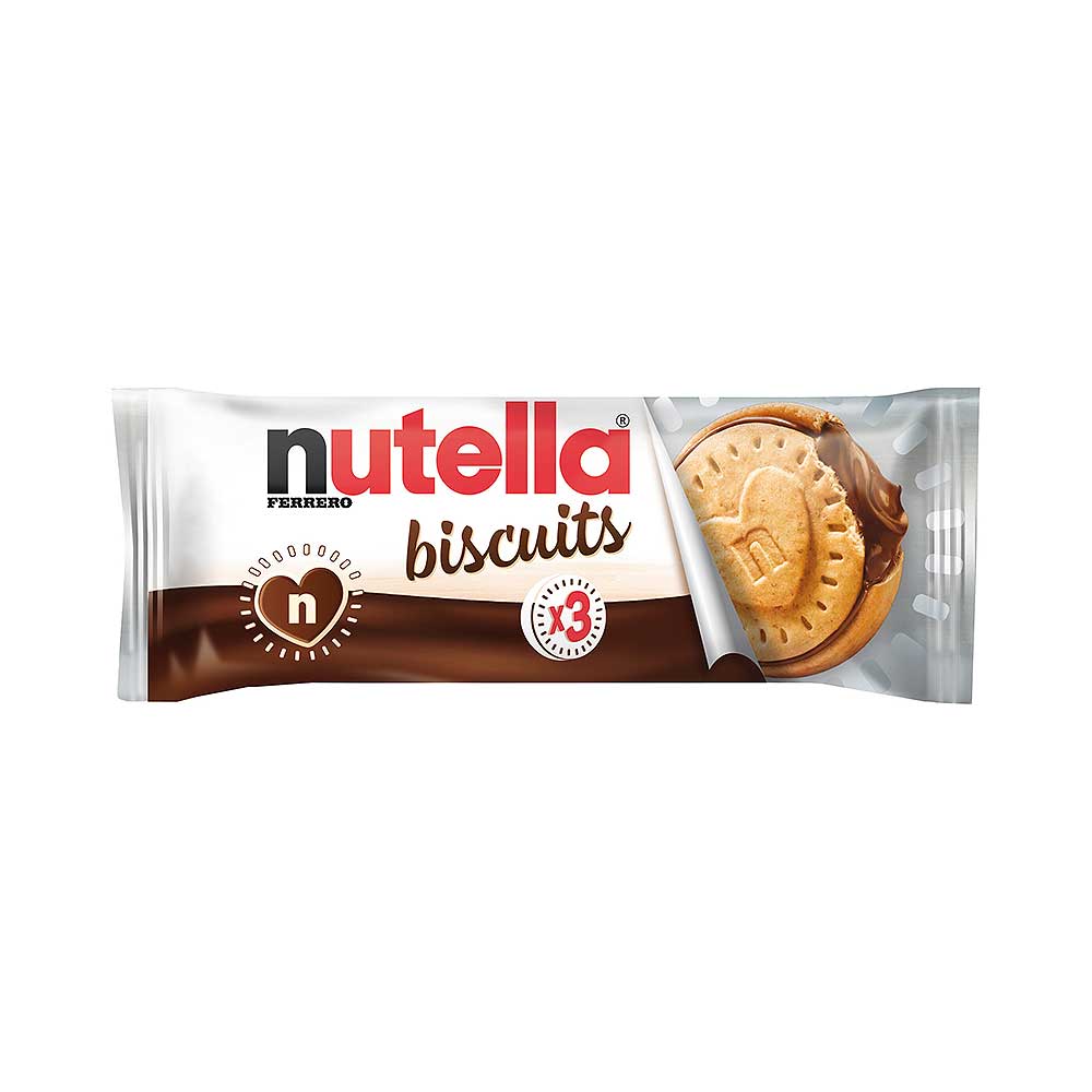 Nutella Biscuits Filled With Cocoa and Hazelnut Cream 41.4gr