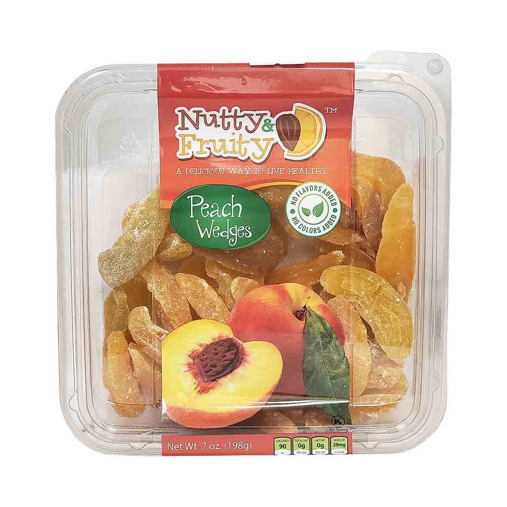 Nutty &amp; Fruity Peach Wedges 7 oz