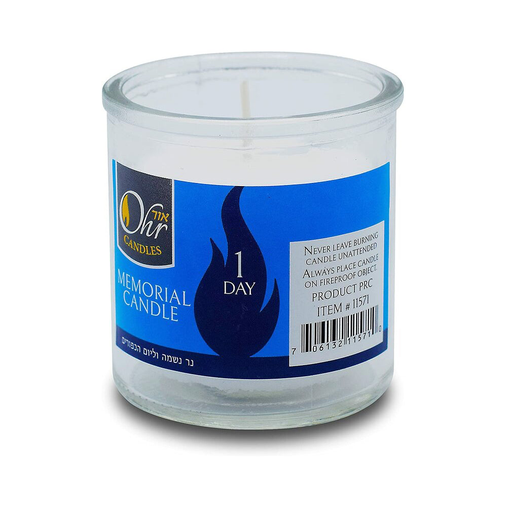 Ohr 1 Day Memorial Day Candle