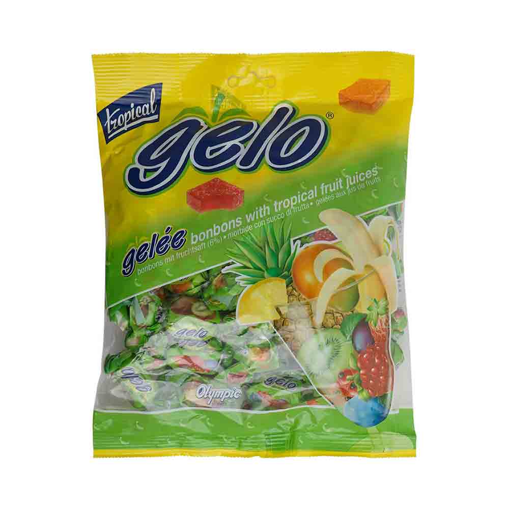 Olympic Gelo Gelee Bonbons With TropicalFruit Juice 14 oz