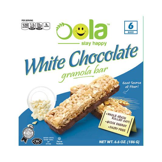 Oola White Chocolate Granola Bar 6.6 oz