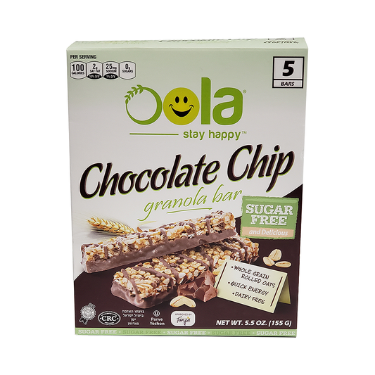 Oola Sugar Free Chocolate Chip Granola Bar 5.5 oz