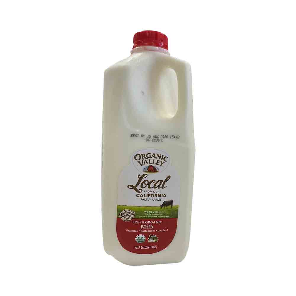Organic Valley Local Fresh Organic Milk With Vitamin D 0.5 gal