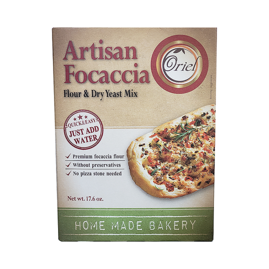 Oriel Artisan Focaccia Flour With Dry Yeast Mix 17.6 oz