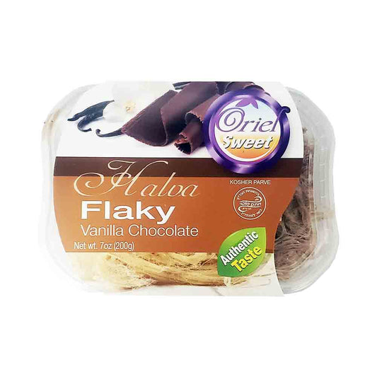 Oriel Halva Flaky Vanilla Chocolate  200 gr.