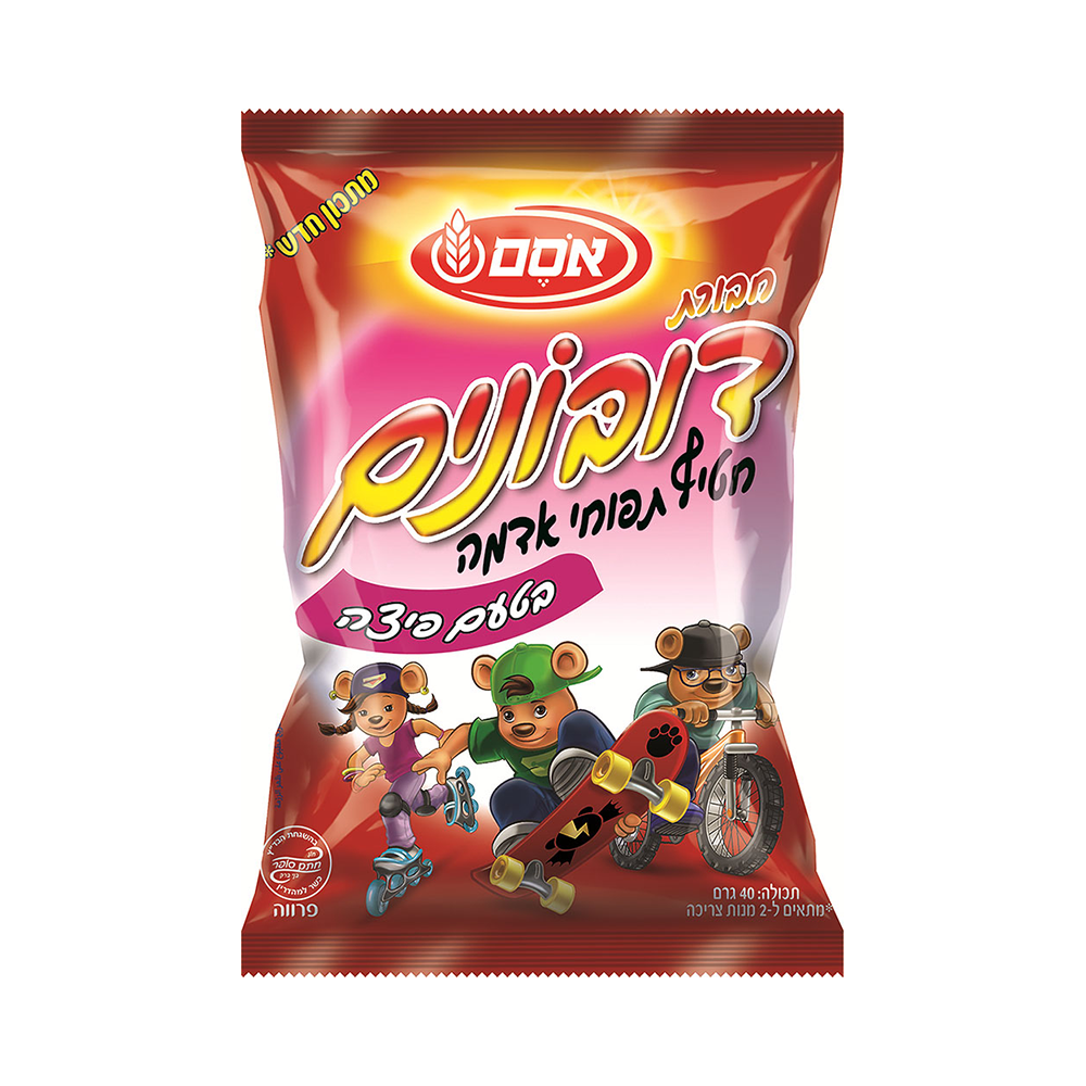 Osem Dubonim Pizza Flavor Potato Snack 40 gr