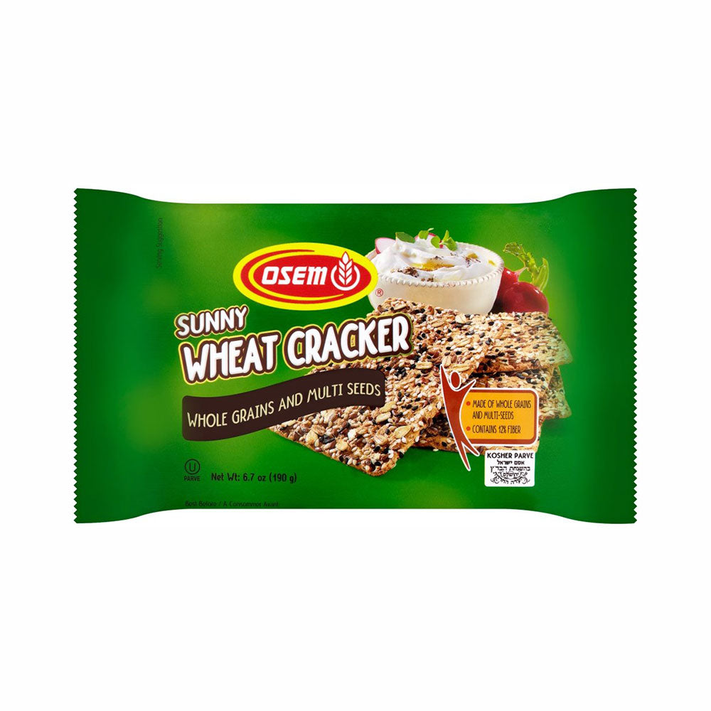 Osem Sunny Wheat Cracker Whole Grain and Multi Seeds 6.7 oz