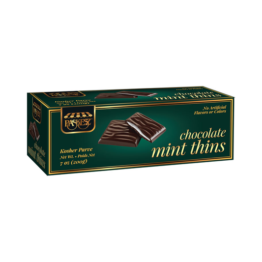 Paskesz Chocolate Mint Thins 7 oz