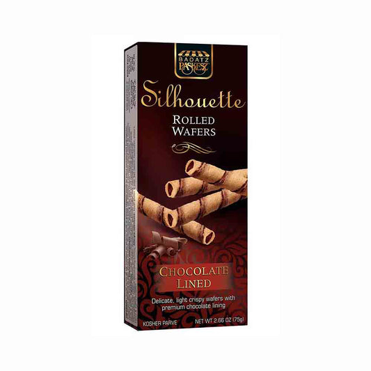 Paskesz Silhouette Rolled Wafers Chocolate Lined 2.66 oz