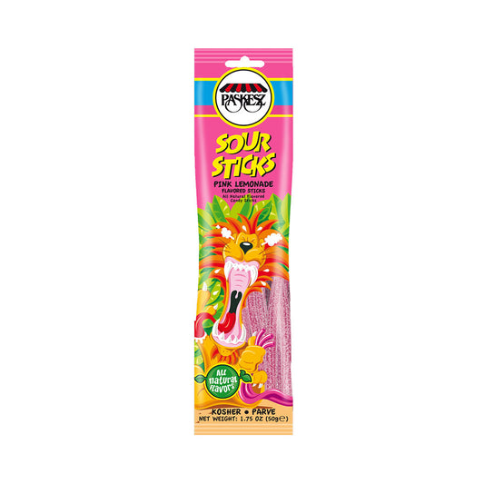 Paskesz Sour Sticks pink lemonade 1.75 oz