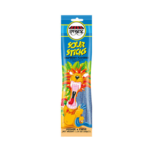 Paskesz Sour Sticks Raspberry 1.75 oz